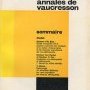Annales de Vaucresson (1963)