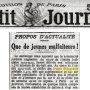 Le Petit Journal (1er février 1917)