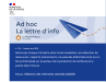 Logo de l'article Parution de « Ad Hoc », Lettre d’info de la médiathèque de l’ENPJJ (septembre 2026)